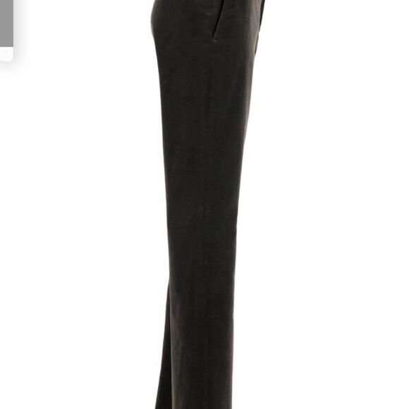 GUCCI Tom Ford c. 1990's Dark Gray Green
Velvet Straight Leg Pants Size 6 - Picture 4 of 10